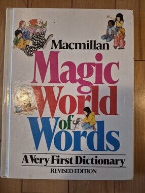 Vintage Macmillan Magic World of Words (1980) hardcover